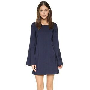 LIKELY 'Perry' Bell Sleeve Shift Dress Navy Relaxed Fit Mini